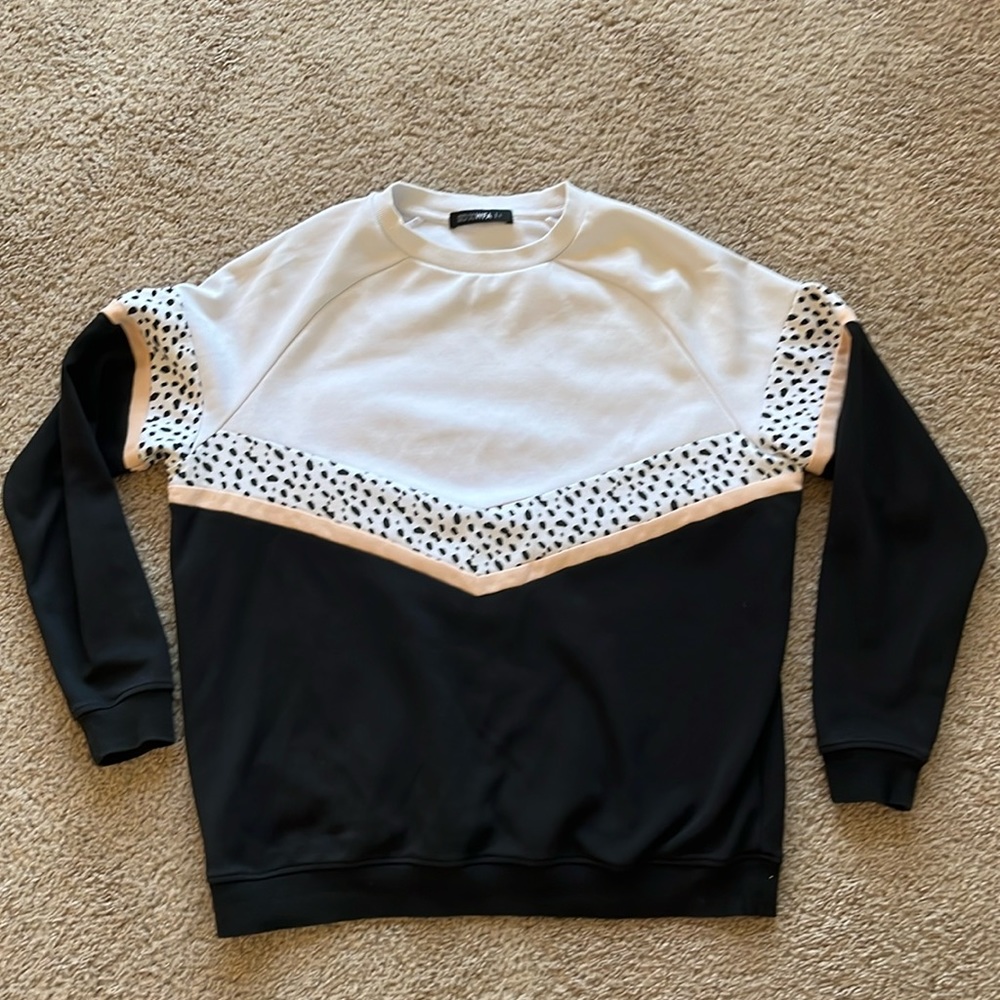 Sarah’s Day x White Fox Active Pullover Jumper Crewneck Sweatshirt Large